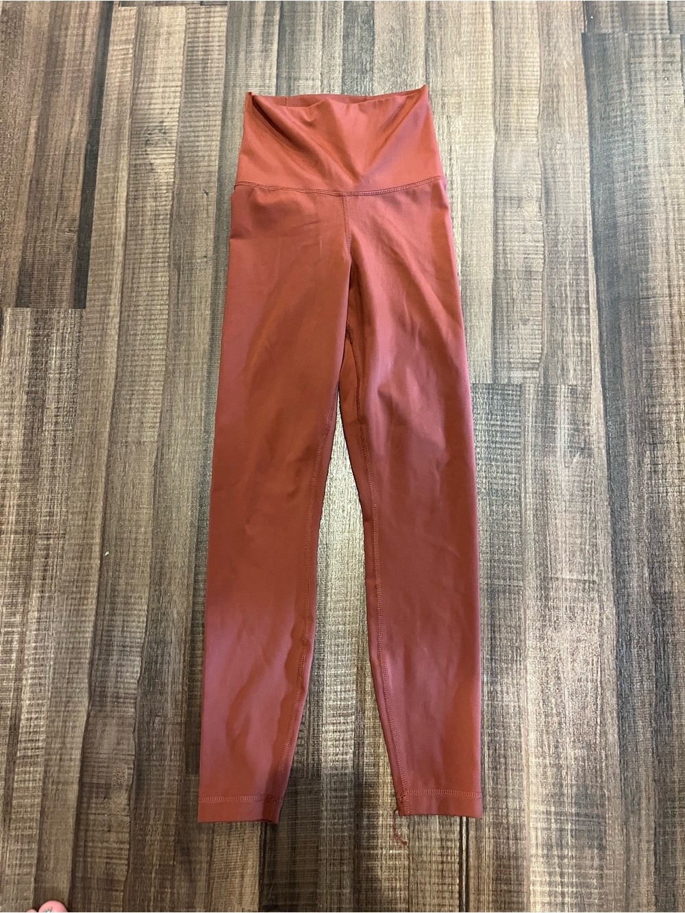 Yogalicious High-Waist Rust Leggings